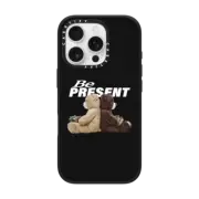 iPhone 16 Pro Impact Case MagSafe Compatible Be Present, Black Case