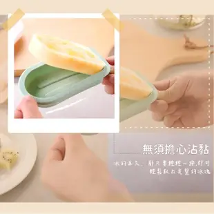 【沁涼一夏】食品級矽膠雪糕帶蓋製冰模具2入組(冰棒棍 製冰棒盒 自製冰棒模具 製冰盒 冰塊模具 親子DIY)