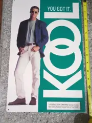 KOOL CIGARETTES- "You Got It" 1992 Pre-Owned 15x9 Tin Sign Tacker