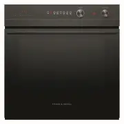 Fisher & Paykel 60cm Series 5 Contemporary Pyrolytic Oven 7 Function - Black