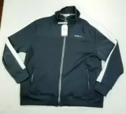 Ben Sherman 2XL Regular Fit Salute Logo Full Zip Turtle Neck Navy Men's Jacket