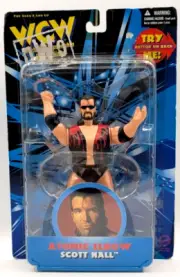 WCW NWO ATOMIC ELBOW SCOTT HALL ACTION FIGURE SEALED 1998 NWO WCW WWF