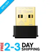 AC1300 Dual-Band USB WiFi Adapter - Supports Windows & Mac Devices, Compact Size