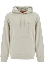 [BOSS] BOSS hooded sweatshirt with L Beige