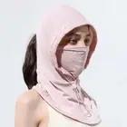 Ice Silk Sunscreen Hat With Mask Shawl Face Sun Protection hat Daily