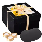 KPOSIYA 40pcs 12x12x8 inches Cake Boxes with Cake Boards（20 Boxes & 20 Boards）,
