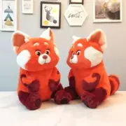 20,30cm Cartoon Turning Red Plush Toy Red Panda Animal Stuffed Doll Toy Kids