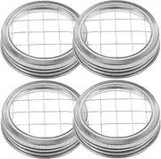 GRADENEVE Jar Lid Flower Grid Flower Organizer Lid Insert for DIY Sprout Ornament