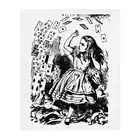 Alice in Wonderland Lewis Carroll John Tenniel Art Throw Blanket