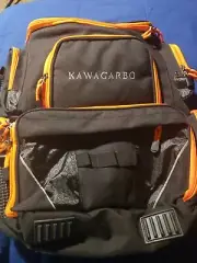 KAWAGARBO Fishing Tackle Backpack with Waist Pack Large Waterproof Tackle Bag wi