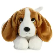 Flopsie Collection - 12" Basset Hound Plush Soft, Fluffy Touch