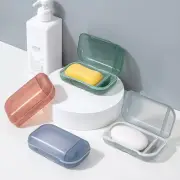 Portable Sealed Round Shampoo Bar Soap Holder Box Case Container Home Travdn