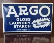 Vintage Argo Powdered Gloss Laundry Starch-16 oz Unopened Blue Box