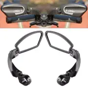 Hafny Handlebar Adjustable Bike Stainless Steel Mirror / Safe Rearview Mirror hs