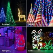 50FT Color Changing LED Strip Lights Remote Control Bedroom Waterproof W/Remote