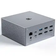 Tiergrade USB C Docking Station with Dual 4K HDMIDP 6 USB Ports SD/TF Card Sl...
