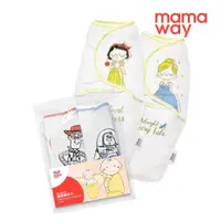 在飛比找momo購物網優惠-【mamaway 媽媽餵】迪士尼系列蠶寶寶包巾組-2入(共3