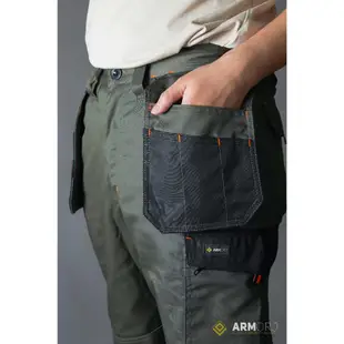 耐磨多口袋工作褲掛袋款 直筒褲 可裝護膝 外商技師 土木水電 機械維修