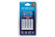 Panasonic Eneloop 2Hr Standard AA AAA Quick Battery Charger w 4x AA Batteries