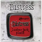 Tim Holtz - Distress Enamel Collector Pin - Lumberjack Plaid - Ranger