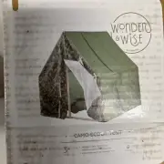 CAMO Scout Tent Wonder & Wise 3+Years 45x43x49 100% Cotton Canvas MARP 299.99