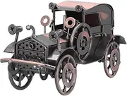 Respicefinem Vintage Car Model Metal Bronze Classic Exquisite Home Decorative Handicraft Ornament with Vintage Design Exquisite Workmanship Material Suitable for Various