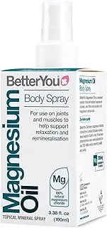 BetterYou Magnesium Oil Body Spray for Unisex 3.38 oz Body Spray