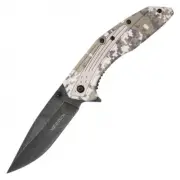 8.5" Stonewashed Camo Pocket Knife