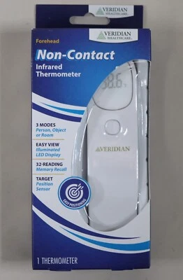 Veridian Healthcare Non Contact Forehead Infrared Thermometer JXB-311 - NEW!!