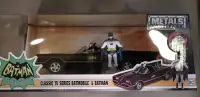 在飛比找露天拍賣優惠-超合金 METALS 蝙蝠俠與羅賓 JADATOYS 蝙蝠車