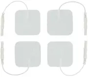 Zeus Electro Pads 4 Pack Electro Stimulation Sex Toys Sexual Wellness Products Tens Machine Pads Sex Machine Ems Muscle Stimulator Conductive Gel Mens Sex Toy Vibrators Adult Toy, 4-Pack