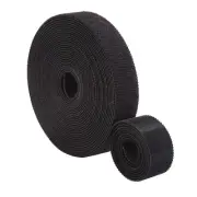 3/4 inch Reusable Cable Ties, Cut to Length, Self-Gripping Hook and Loop cinc...