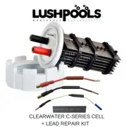 C250 C330 CLEARWATER ZODIAC Generic Salt Cell S HS7000 + 1/2 LEAD Repacement KIT