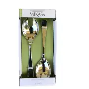 Mikasa Serena 2-Piece Premium Stainless Steel Salad Serving Set 5147646