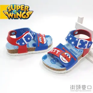 SUPER WINGS 超級飛俠 勃肯鞋 童鞋 涼鞋 休閒鞋 【街頭巷口 Street】KRS83808R 紅色
