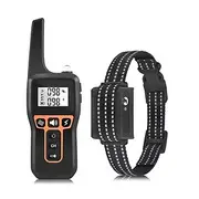 1000m Electric Dog Training Collar Light Waterproof Rechargeable Pet Anti Bark Control Collar For Dogs Electric Shocker