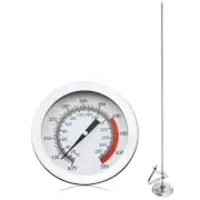 Candy Thermometer with Pot Clip & 15" Probe - Deep Fry Oil Thermometer for Fr...