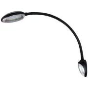 READING CHART/MAP LIGHT & SWITCH, 250 Lumens FLEXIBLE GOOSENECK Boat/Caravan/RV