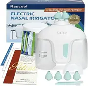 Nascool Nasal Irrigation System, Nose Cleaner for Sinus (White)