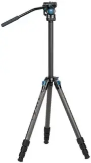 SIRUI ST124+VA5 Carbon Fiber Tripod with VA-5 Fluid Video Head 26.4lb Load