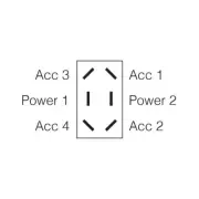Narva 60294BL On/Off/On Waterproof Heavy-Duty Toggle Switch