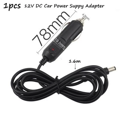 Flexible 12V Car Power Adapter Charger Cord for LED Lights in Vehicles