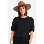 New Brixton Women's Ashley Straw Hat Brown One Size