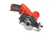 TOPEX 12V Max Cordless Circular Saw 85mm Compact Lightweight Skin Only without Battery