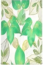 GAIREG Green Leaves White Large Tea Towels, 28x18 Inch Bulk Summer Towels Kitchen
