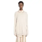 [ANN DEMEULEMEESTER] COTTON CASHMERE SILK KNIT Beige
