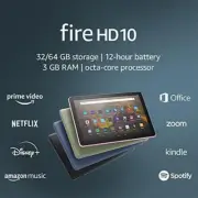 Fire HD 10 Tablet, 10.1", 1080P Full HD, 32 GB, (2021 Release), Black