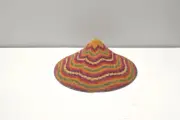 African Nubian Woven Plate Cover Basket