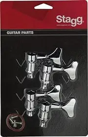 Stagg KG443CR Bass Guitar Machine Heads - Chrome