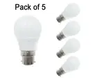 5pcs B22 LED Light Bulb DC 12-24V 3W Globe Bulb For RV Boat Solar Battery #H